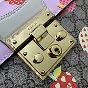 Gucci | Les Pommes Padlock small pink bag - ‎603221 - 24 x 17 x 10 cm - 2