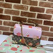 Gucci | Les Pommes Padlock small pink bag - ‎603221 - 24 x 17 x 10 cm - 4
