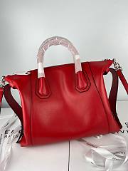 GIVENCHY | Small Antigona Soft bag In Red - BB50F3 - 30 x 8 x 25 cm - 5