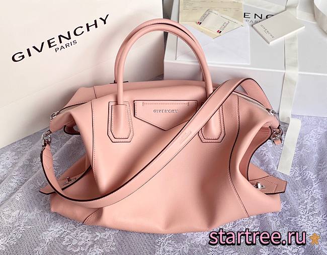 GIVENCHY | Medium Antigona Soft bag In Pink - BB50F2 - 45 x 9 x 35 cm - 1