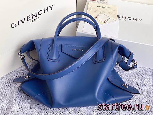 GIVENCHY | Medium Antigona Soft bag In Dark Blue - BB50F2 - 45 x 9 x 35 cm - 1