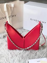 GIVENCHY | Small Cut Out Bag In Red - BB50GT - 27x27x6cm - 4