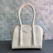 GIVENCHY | Mini Antigona Lock Bag In White - BB50GW - 23x19x13 cm - 1