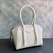 GIVENCHY | Mini Antigona Lock Bag In White - BB50GW - 23x19x13 cm - 5