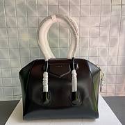 GIVENCHY | Mini Antigona Lock Bag In Black - BB50GW - 23x19x13 cm - 3