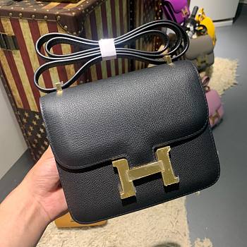 Hermes | Constance Mini Black Bag - 19cm