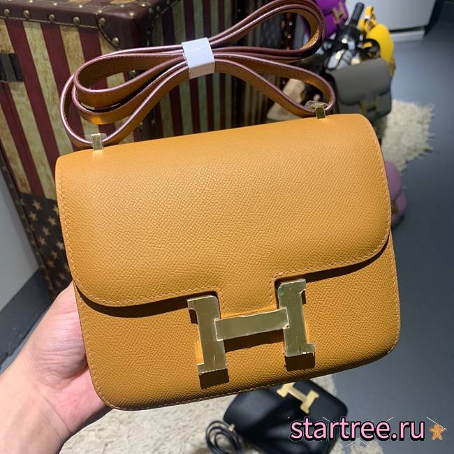 Hermes | Constance Mini Caramel Bag - 19cm - 1