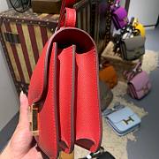 Hermes | Constance Mini Red Bag - 19cm - 4