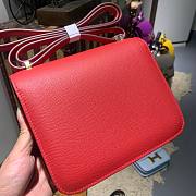 Hermes | Constance Mini Red Bag - 19cm - 3