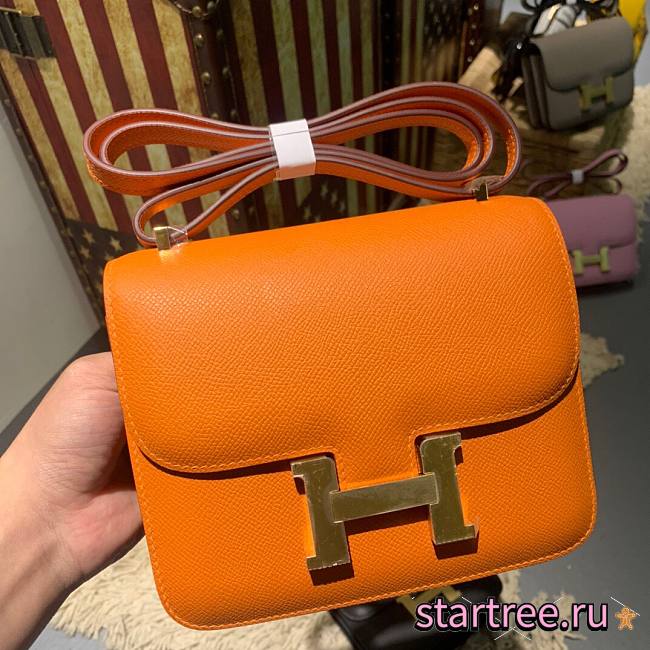 Hermes | Constance Mini Orange Bag - 19cm - 1