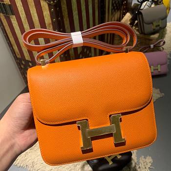 Hermes | Constance Mini Orange Bag - 19cm