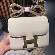 Hermes | Constance Mini White Bag - 19cm - 1