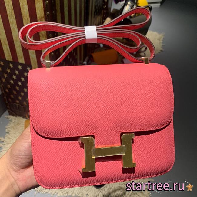Hermes | Constance Mini Pink Bag - 19cm - 1