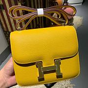 Hermes | Constance Mini Yellow Bag - 19cm - 1