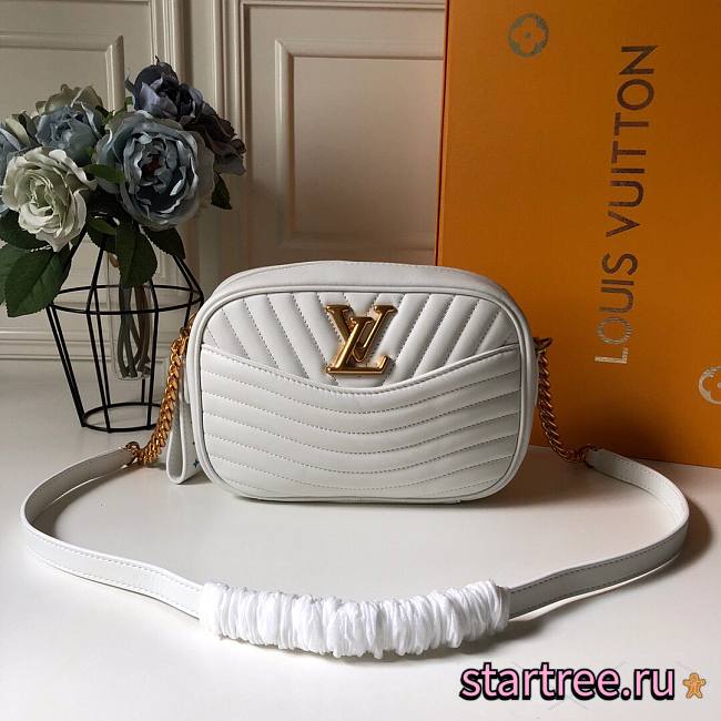 Louis Vuitton | New Wave Camera White Bag - M58677 - 21.5 x 15.5 x 6 cm - 1