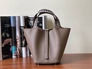 Hermès | Picotin Lock 18 Tressage Grey/Blue - 18 cm - 1