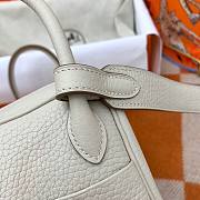 Hermès | Small Lindy 26 bag White - 26 cm - 3