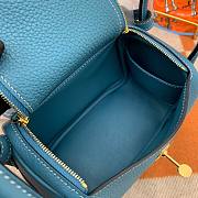 Hermès | Small Lindy 26 bag blue- 26 cm - 4