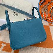 Hermès | Small Lindy 26 bag blue- 26 cm - 2