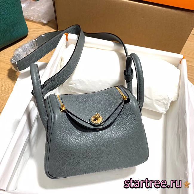 Hermès | Lindy mini bag Blue - 19 cm  - 1