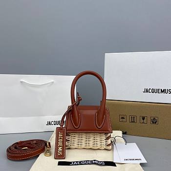 Jacquemus͚ | Chiquito Mini Brown bag - 303490 - 12 x 8 x 5 cm
