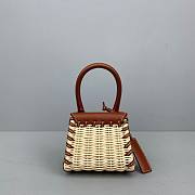 Jacquemus͚ | Chiquito Mini Brown bag - 303490 - 12 x 8 x 5 cm - 3