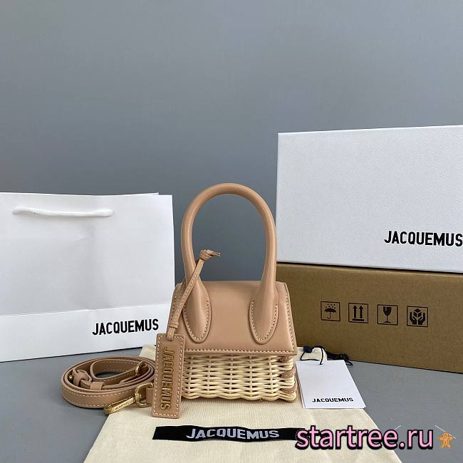 Jacquemus͚ | Chiquito Mini Nude bag - 303170 - 12 x 8 x 5 cm - 1