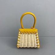 Jacquemus͚ | Chiquito Mini Yellow bag - 303450 - 12 x 8 x 5 cm - 4