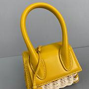 Jacquemus͚ | Chiquito Mini Yellow bag - 303450 - 12 x 8 x 5 cm - 3