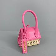 Jacquemus͚ | Chiquito Mini Pink bag - 303450 - 12 x 8 x 5 cm - 6
