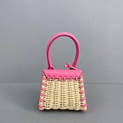 Jacquemus͚ | Chiquito Mini Pink bag - 303450 - 12 x 8 x 5 cm - 3