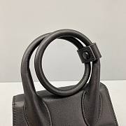 Jacquemus͚ | Chiquito Knot Small Black Bag - 300990 - 18 x 15.5 x 8 cm - 5