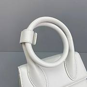 Jacquemus͚ | Chiquito Knot Small White Bag - 300100 - 18 x 15.5 x 8 cm - 4
