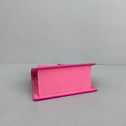 JACQUEMUS | Le Chiquito Knot nubuck Pink bag - 308450 - 18 x 15.5 x 8 cm - 3