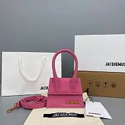 Jacquemus͚ | Le Chiquito Mini Pink bag - 12 x 8 x 5 cm - 1