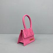 Jacquemus͚ | Le Chiquito Mini Pink bag - 12 x 8 x 5 cm - 4