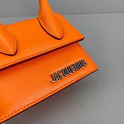 Jacquemus͚ | Chiquito man Mini Orange leather bag - 304740 - 12 x 8 x 5 cm - 6