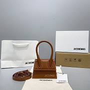 Jacquemus͚ | Le Chiquito Mini Brown bag - 304450 - 12 x 8 x 5 cm - 1