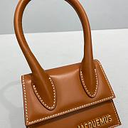 Jacquemus͚ | Le Chiquito Mini Brown bag - 304450 - 12 x 8 x 5 cm - 5