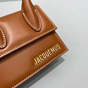 Jacquemus͚ | Le Chiquito Mini Brown bag - 304450 - 12 x 8 x 5 cm - 6