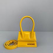 Jacquemus͚ | Le Chiquito Mini Yellow bag - 12 x 8 x 5 cm - 5