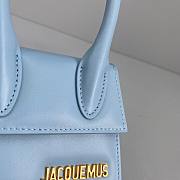 Jacquemus͚ | Le Chiquito Mini Cloud Blue bag - 12 x 8 x 5 cm - 5