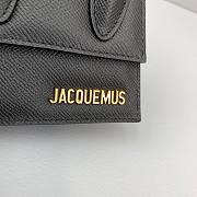 Jacquemus͚ | Le Chiquito Mini Palm print black - 12 x 8 x 5 cm - 5