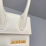 Jacquemus͚ | Le Chiquito Mini Palm print White - 12 x 8 x 5 cm - 5