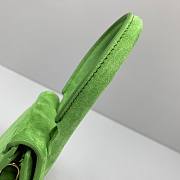 Jacquemus͚ | Le Chiquito Mini Green Suede Bag - 302500 - 12 x 8 x 5 cm - 4