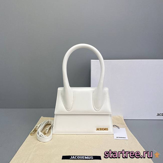 JACQUEMUS | Great Chiquito White bag - 300100 - 24 x 18 x 10 cm - 1