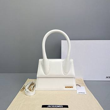 JACQUEMUS | Great Chiquito White bag - 300100 - 24 x 18 x 10 cm