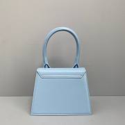 JACQUEMUS | Great Chiquito Blue bag - 302340 - 24 x 18 x 10 cm - 5