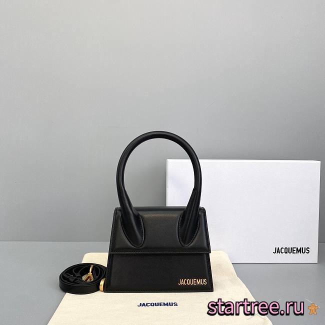 JACQUEMUS | Chiquito Small Black bag -  300990 - 18 x 15.5 x 8 cm - 1