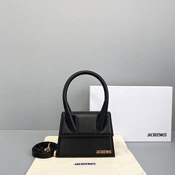 JACQUEMUS | Chiquito Small Black bag -  300990 - 18 x 15.5 x 8 cm